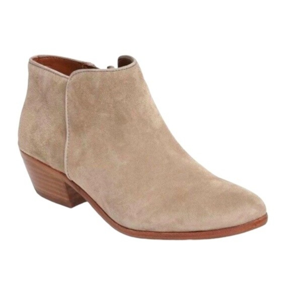 Sam Edelman Petty Boot in Taupe Suede